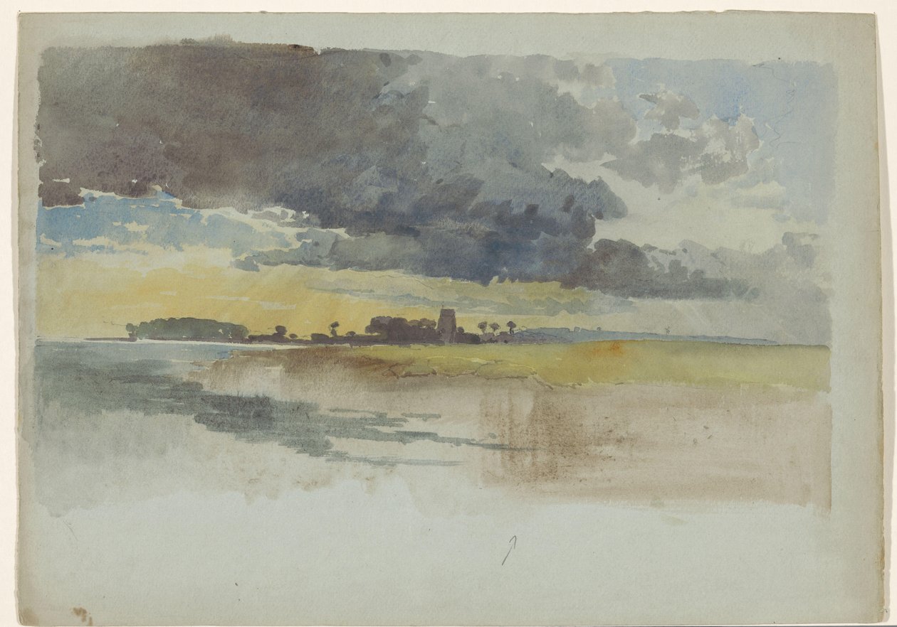 Utsikt over Gillingham Church, Kent av James Chisholm Gooden