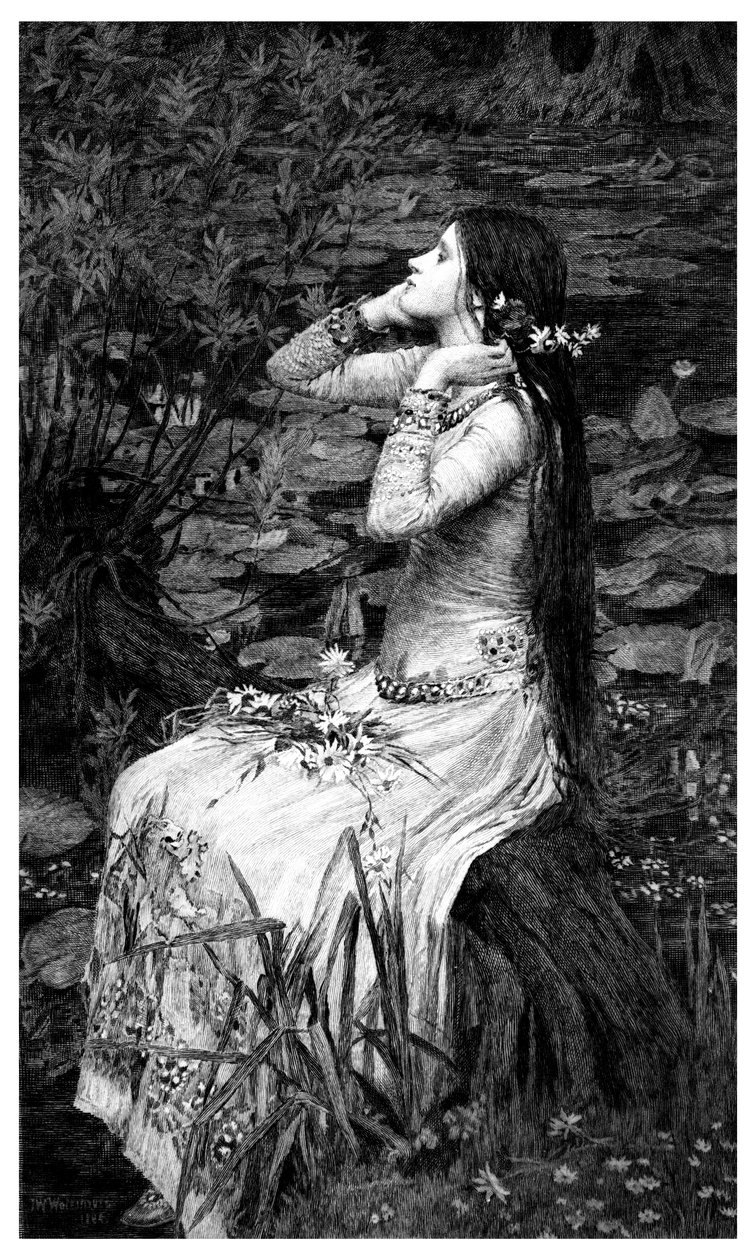 Ophelia, 1895. av James Dobie