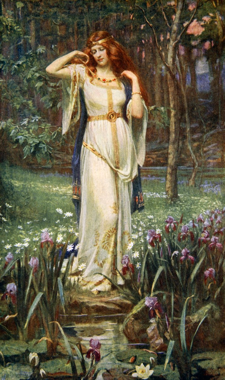 'Freyja og halskjedet', 1890. av James Doyle Penrose