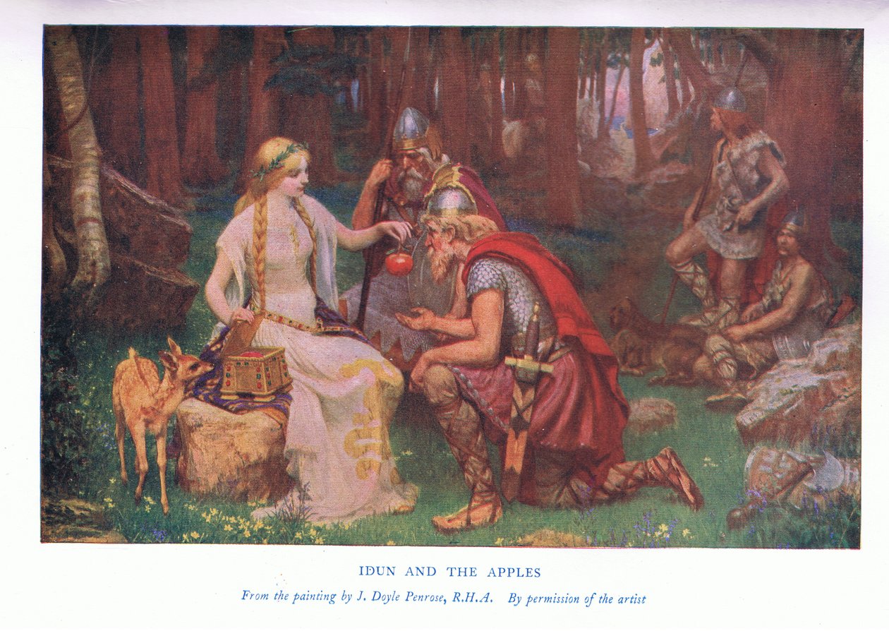 Idun og eplene, 1920-tallet av James Doyle Penrose