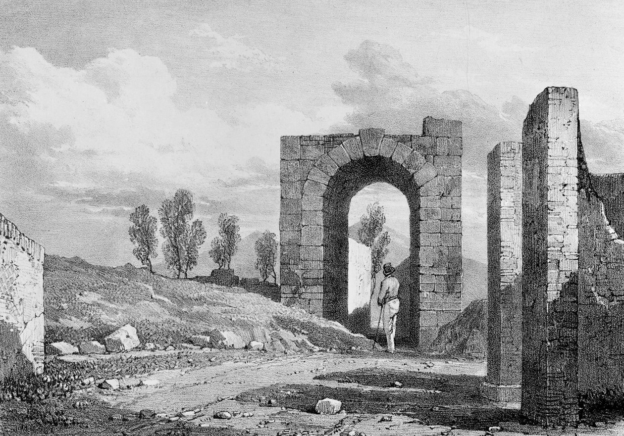 Nola-porten, 1828 av James Duffield Harding