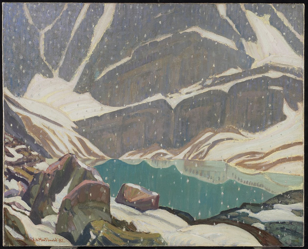 Mountain Solitude (Oesasjøen), 1932 av James Edward Hervey Macdonald