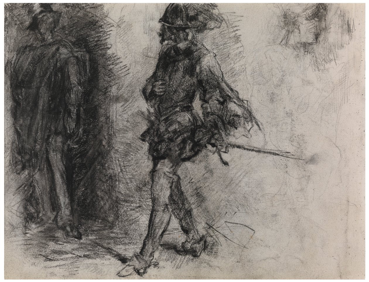 Don Quijote (inneholder på papir) av James Ensor