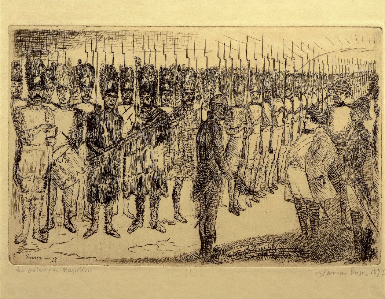 Frankrike, Napoleons farvel av James Ensor