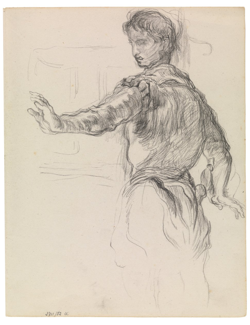 Hamlet (konte på papir) av James Ensor