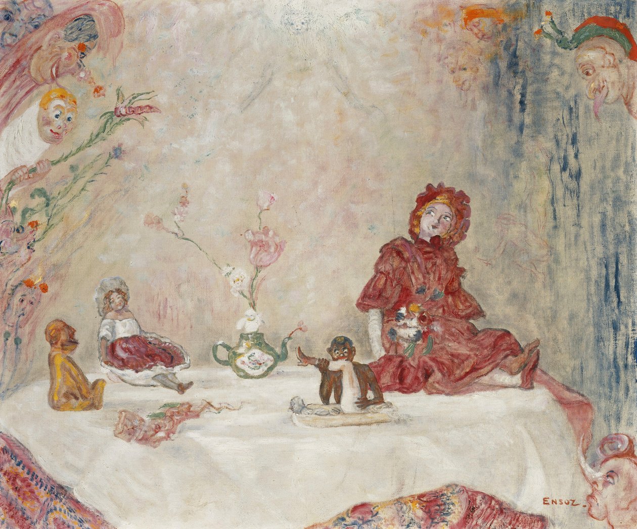 Masker og dukker; Masker og pupper av James Ensor