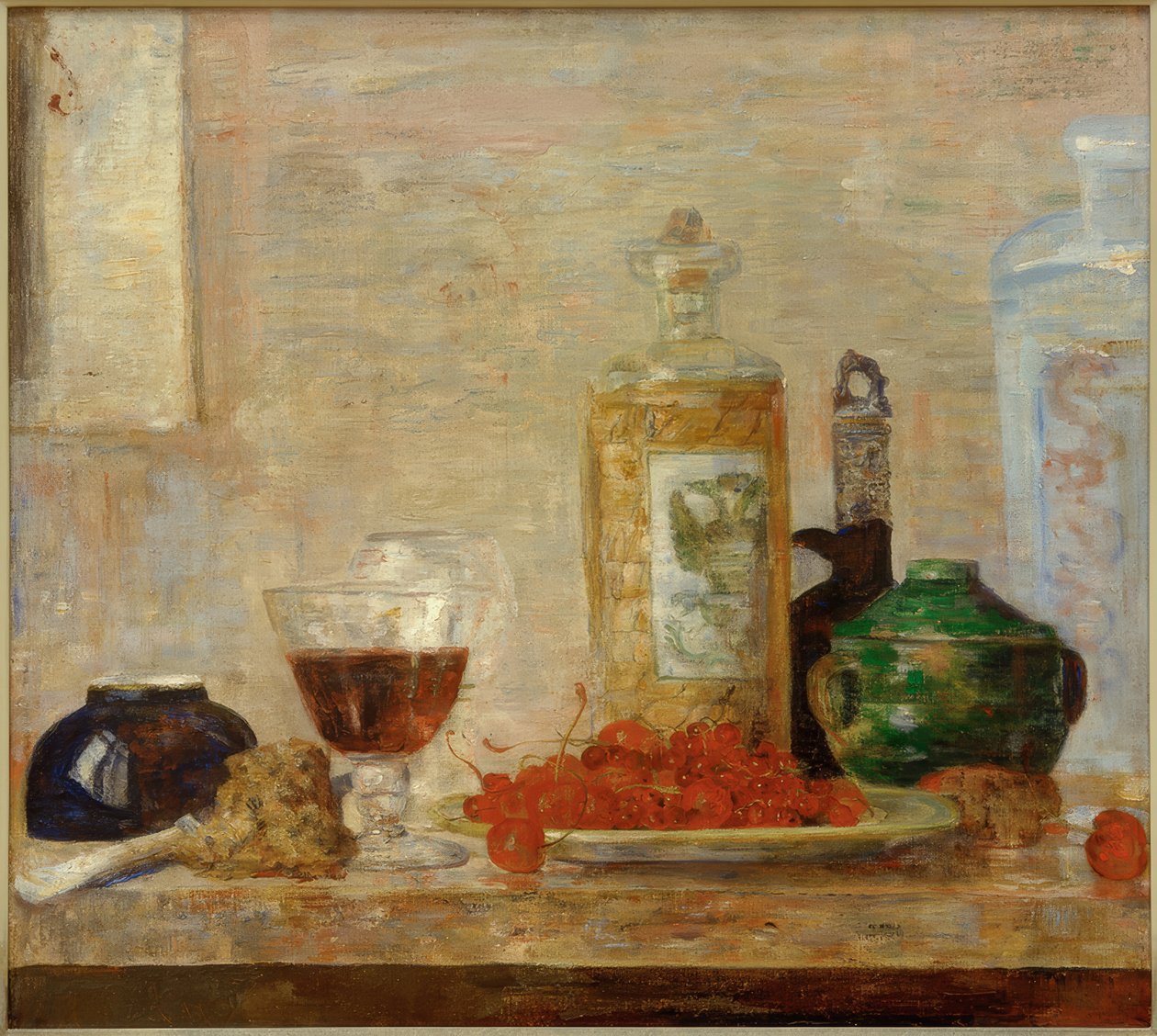 Stilleben med kirsebær av James Sidney Ensor