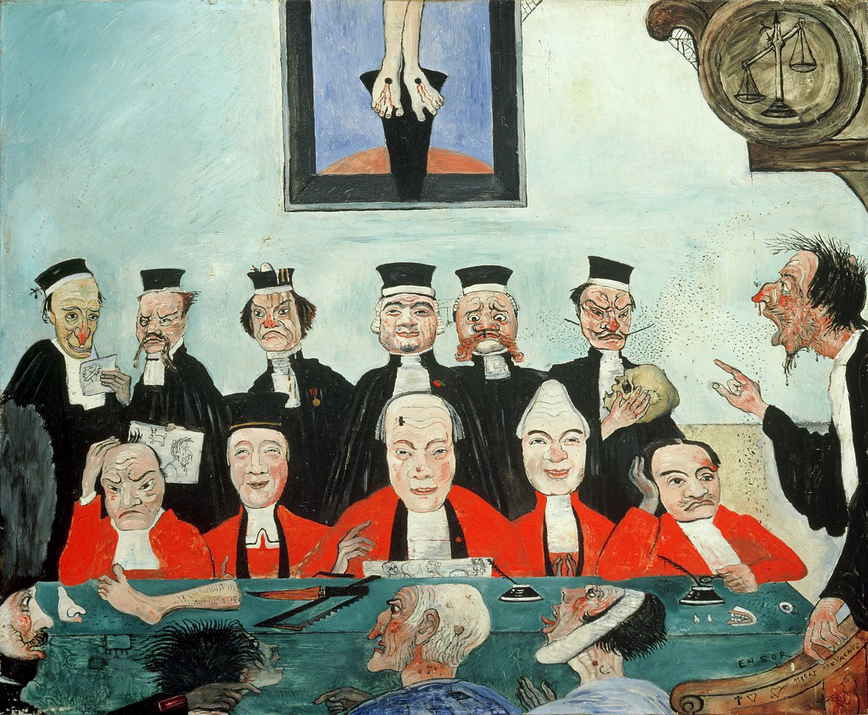 De gode dommerne av James Ensor