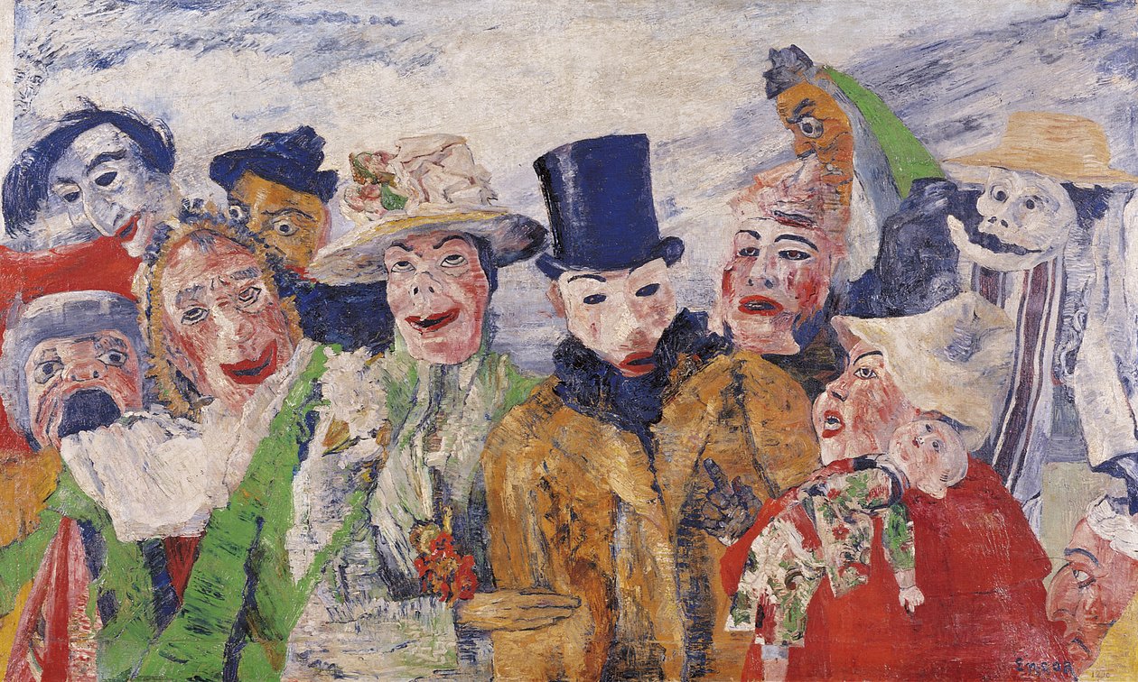 Intrigen, 1890 av James Ensor