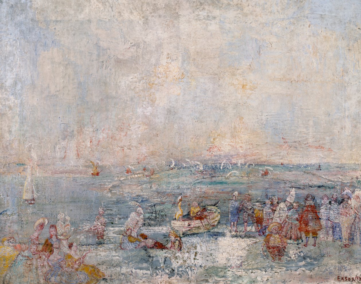 Karnevalet på stranden av James Ensor