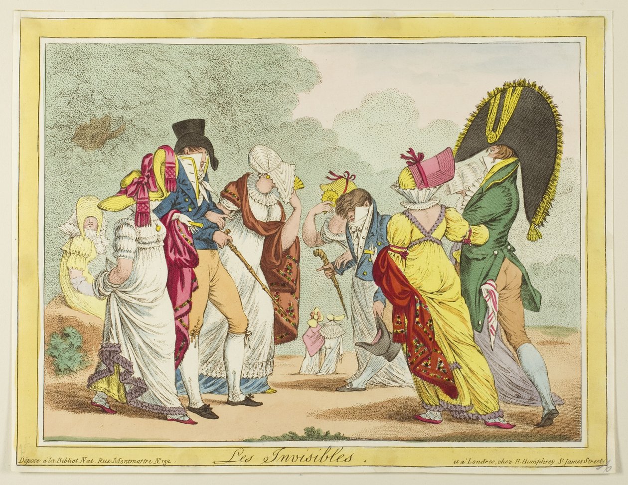 De usynlige av James Gillray