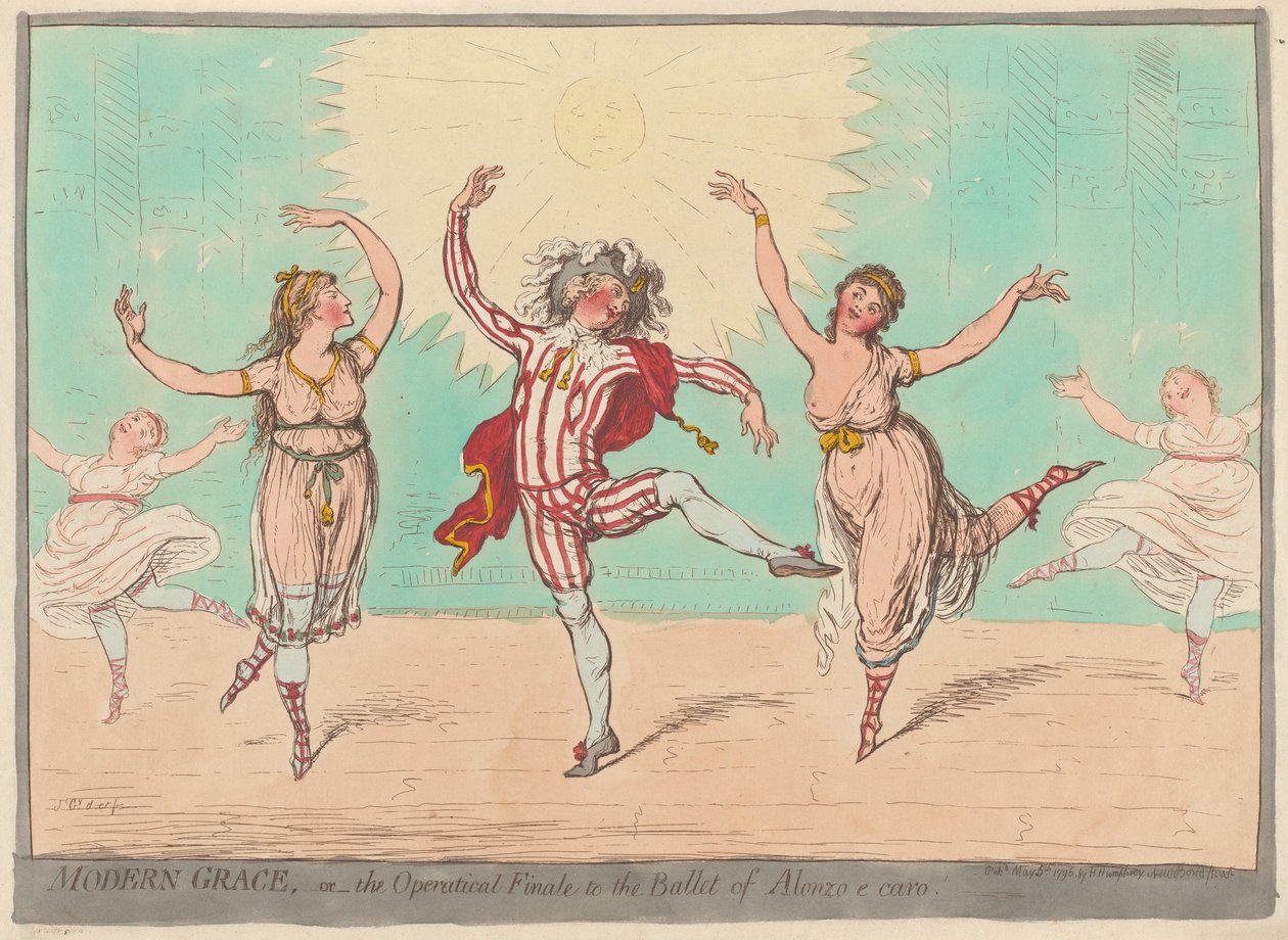 Modern Grace av James Gillray