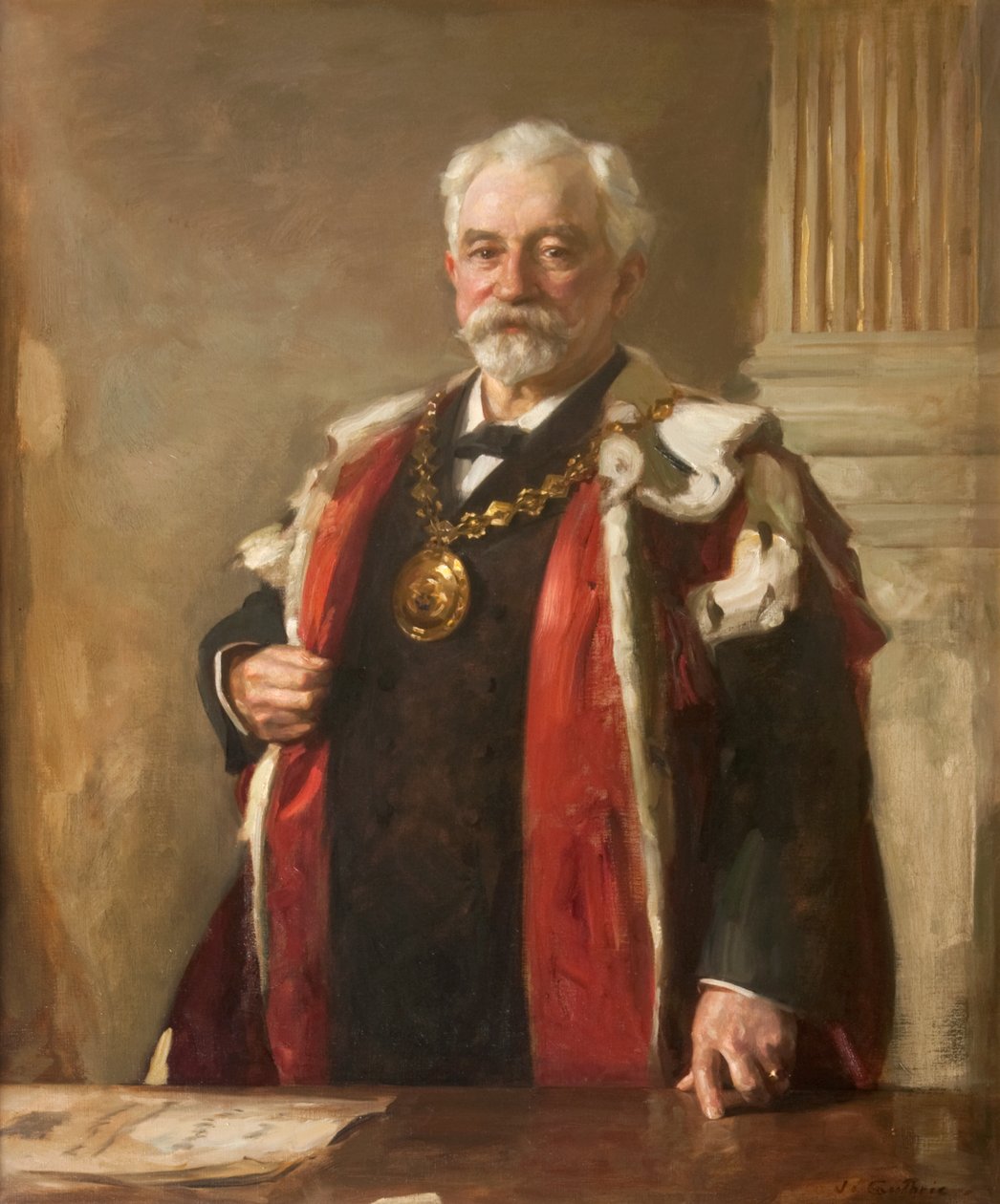 Sir Charles Barrie (1840-1912) av James Guthrie