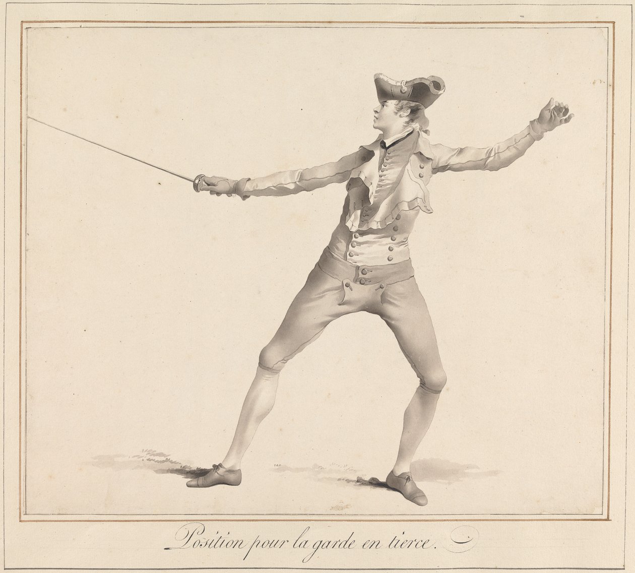 Stilling for Garde en Tierce av James Gwin
