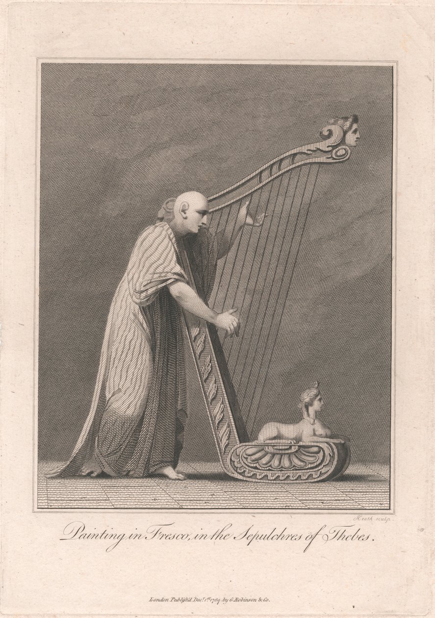 Maleri i gravene i Theben av James Heath