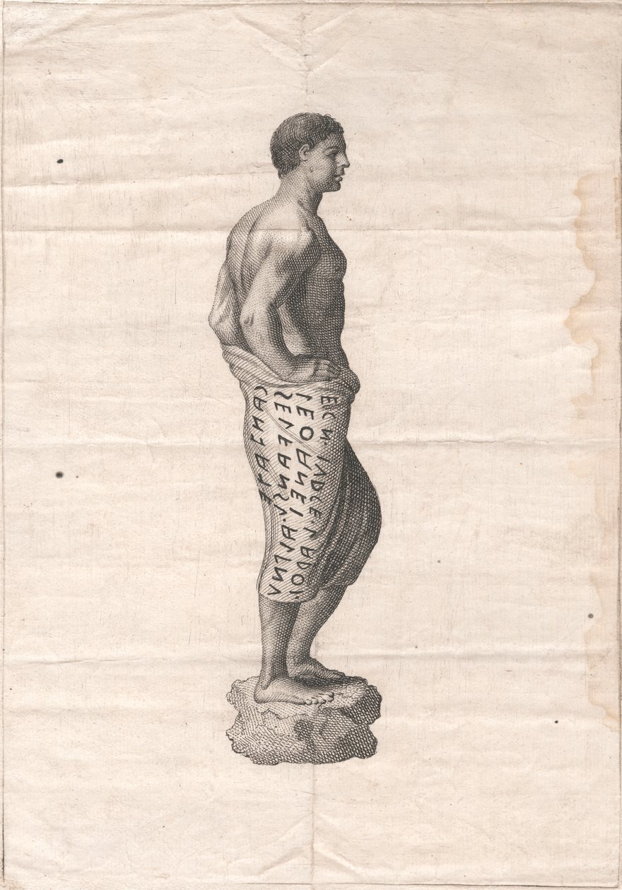 Statue av en mann av James Heath
