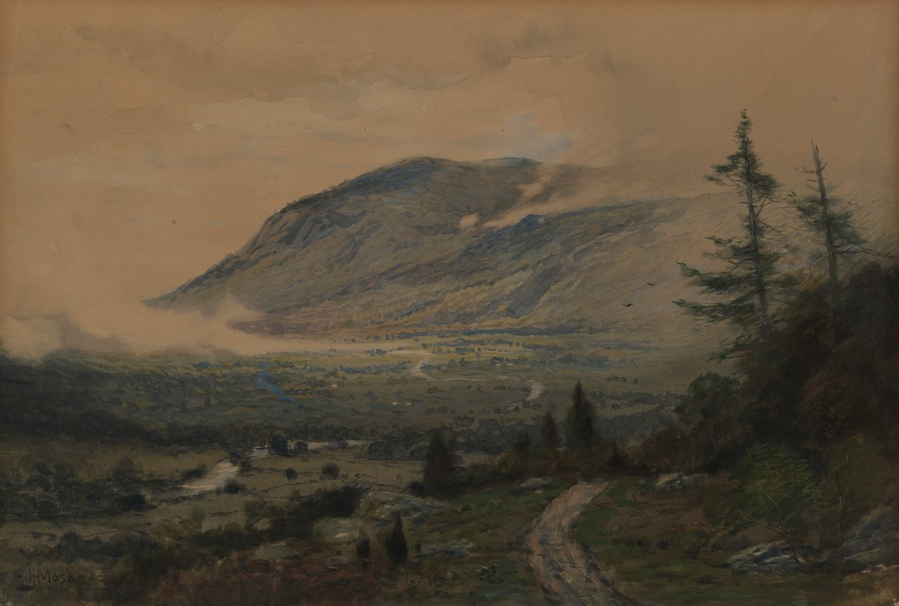 Fjell og dal, 1893. av James Henry Moser