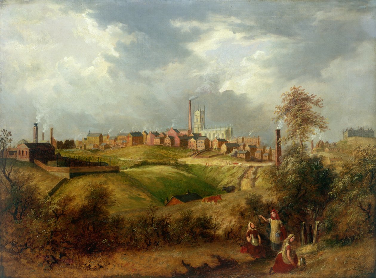 Oldham fra Glodwick av James Howe Carse