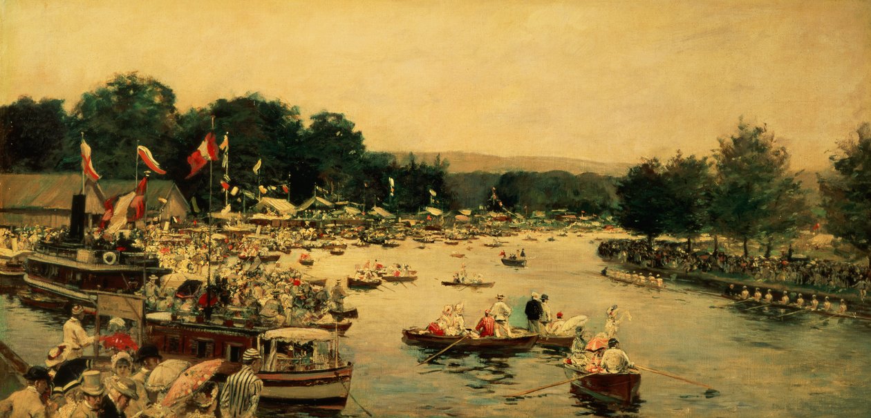 Henley Regatta, ca. 1877 av James Jacques Joseph Tissot