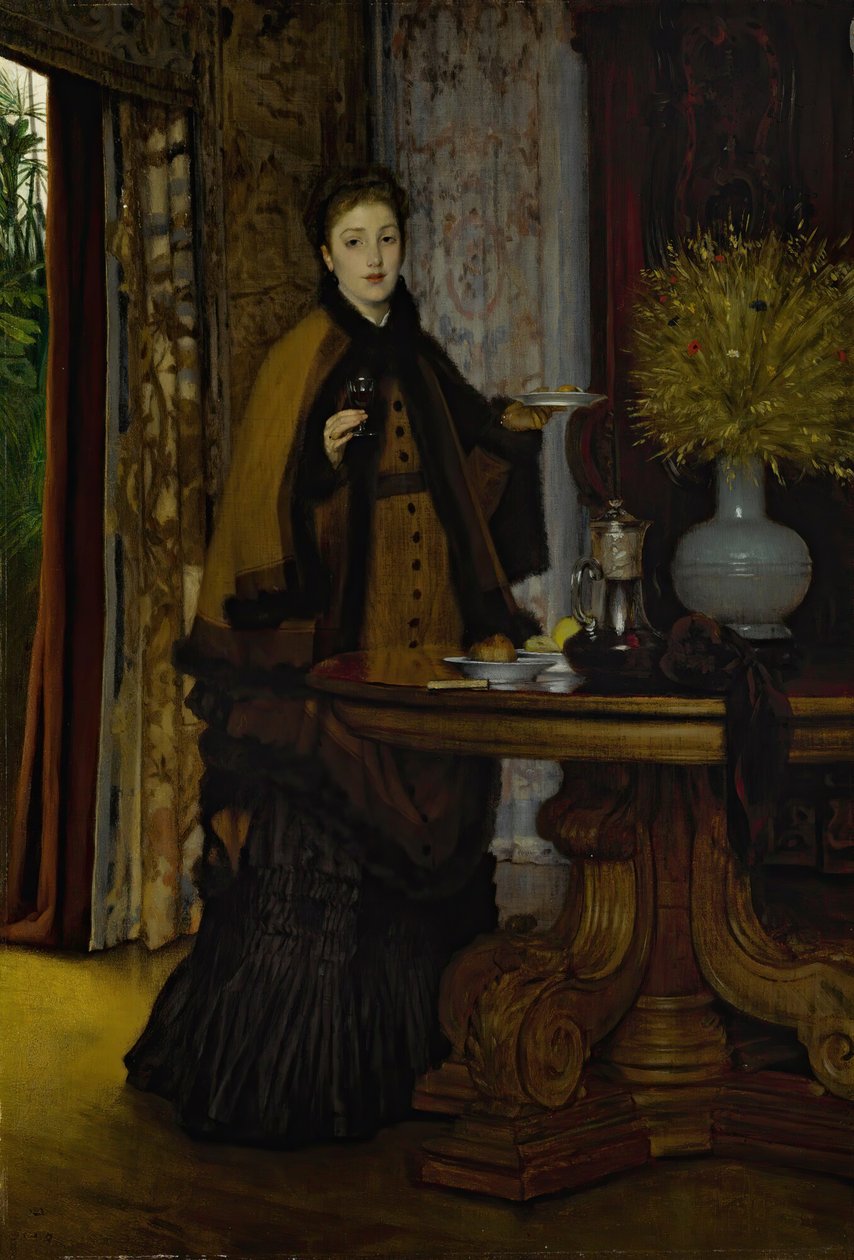Le Goúter ettermiddagste, 1869. av James Jacques Joseph Tissot