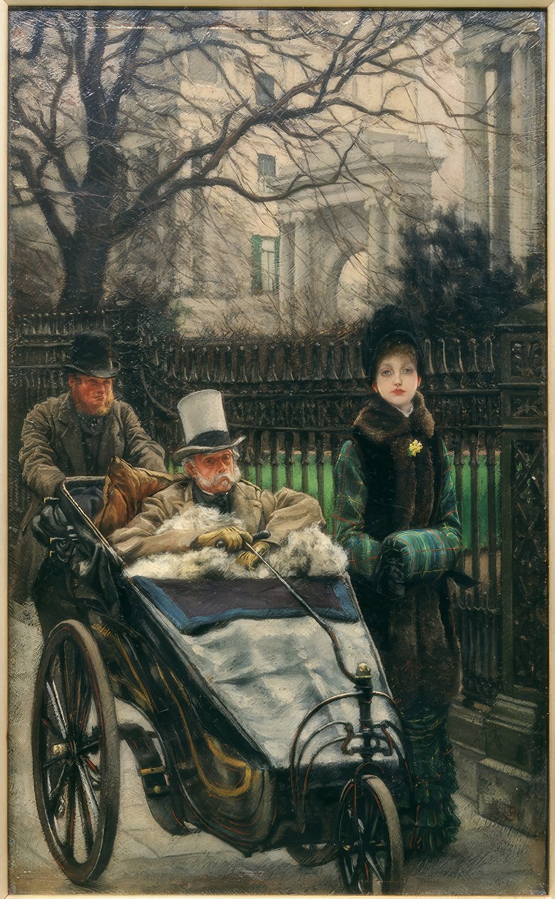 Rekonvalescent (Soldatens datter) av James Jacques Joseph Tissot