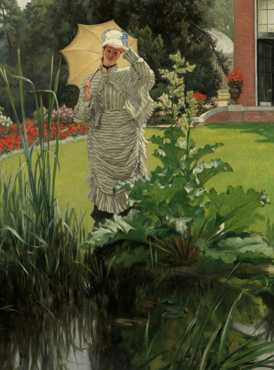 Vårmorgen, ca. 1875. av James Jacques Joseph Tissot