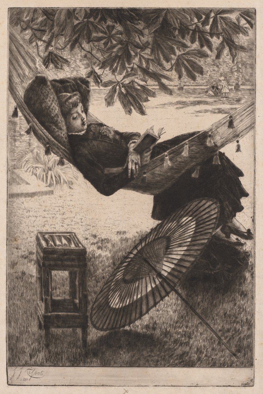 Hengekøyen, 1880. av James Jacques Joseph Tissot