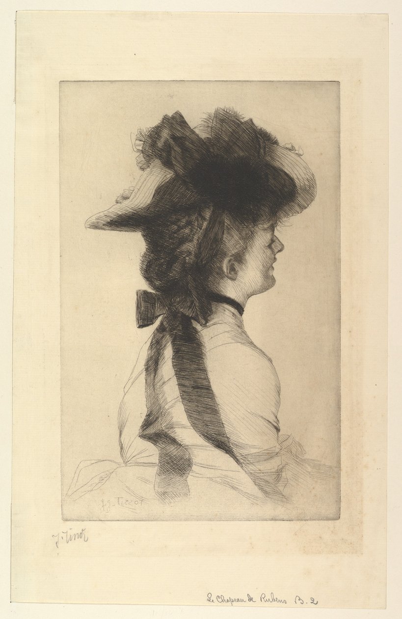 Rubens-hatten, 1875. av James Jacques Joseph Tissot