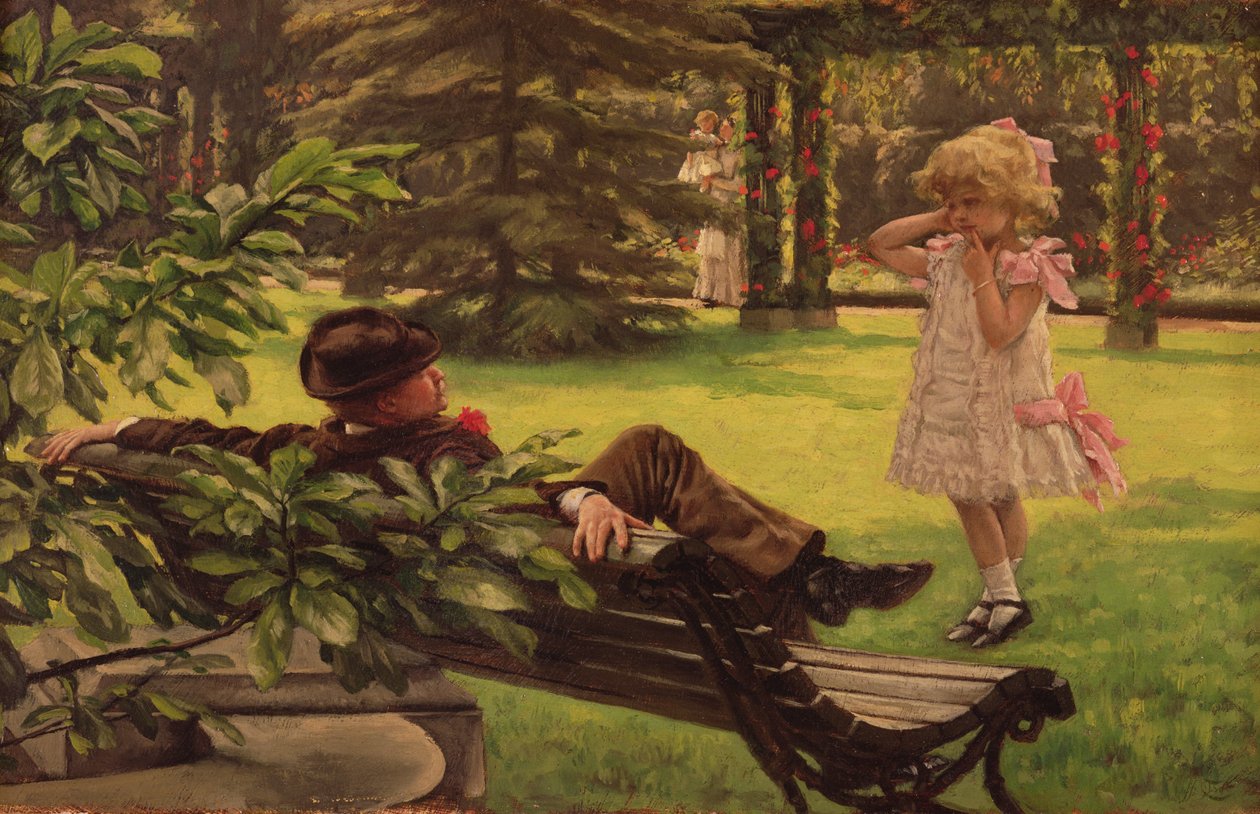 Onkel Fred, ca. 1879 (panel) av James Jacques Joseph Tissot