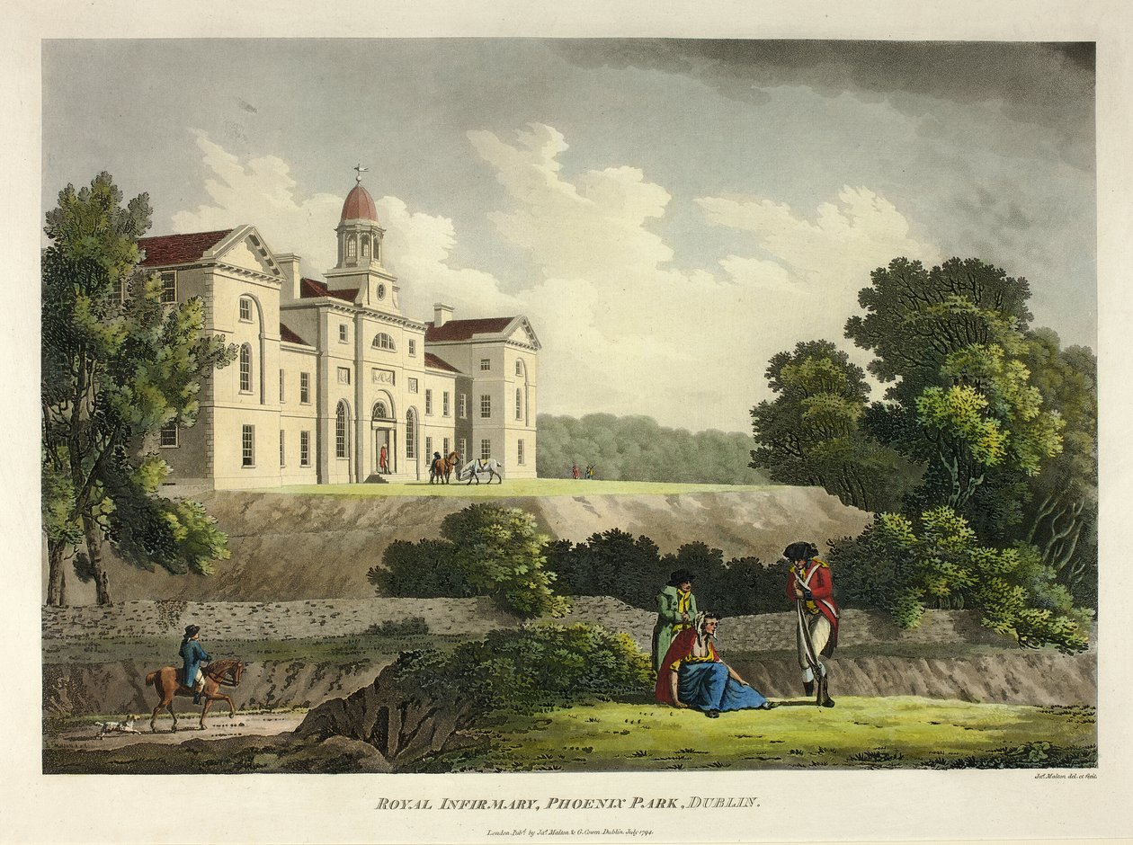 Royal Infirmary Phoenix Park, Dublin av James Malton