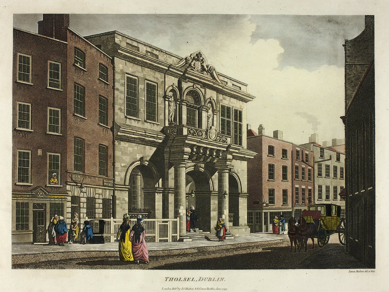 Tholsel, Dublin av James Malton