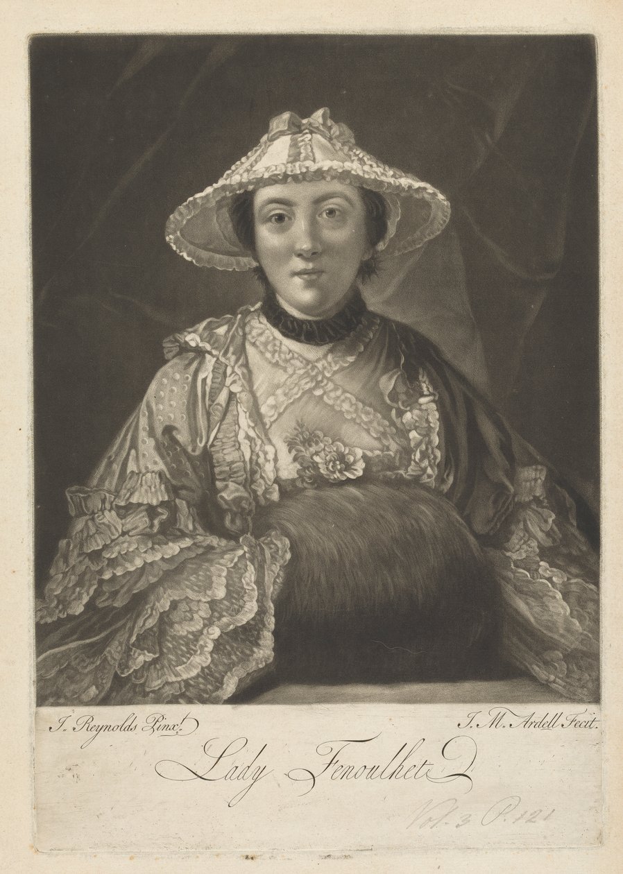 Lady Anne Fenoulhet (née Day) av James McArdell