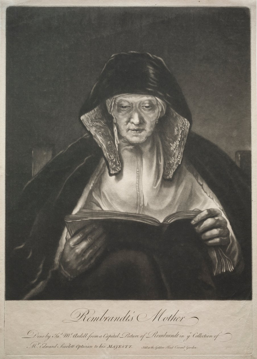 Rembrandts mor. av James McArdell