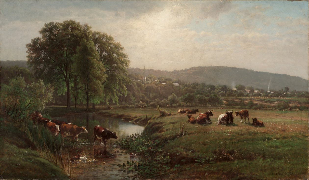 Morgen i New England, 1873. av James McDougal Hart