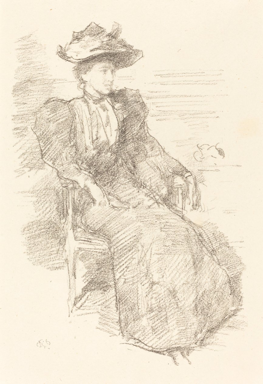 Et portrett: Mildred Howells av James Abbott McNeill Whistler