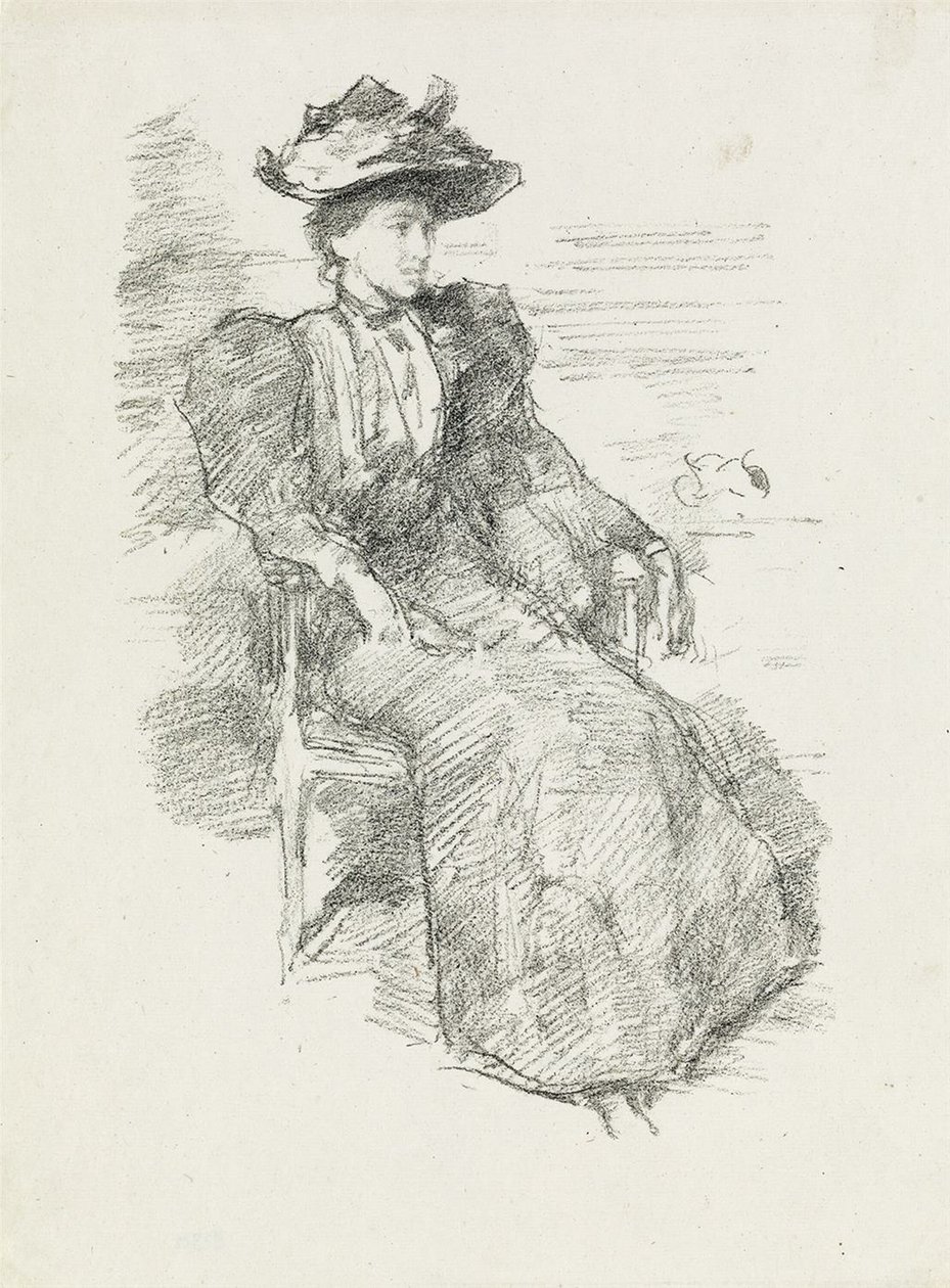 Et portrett: Mildred Howells av James Abbott McNeill Whistler