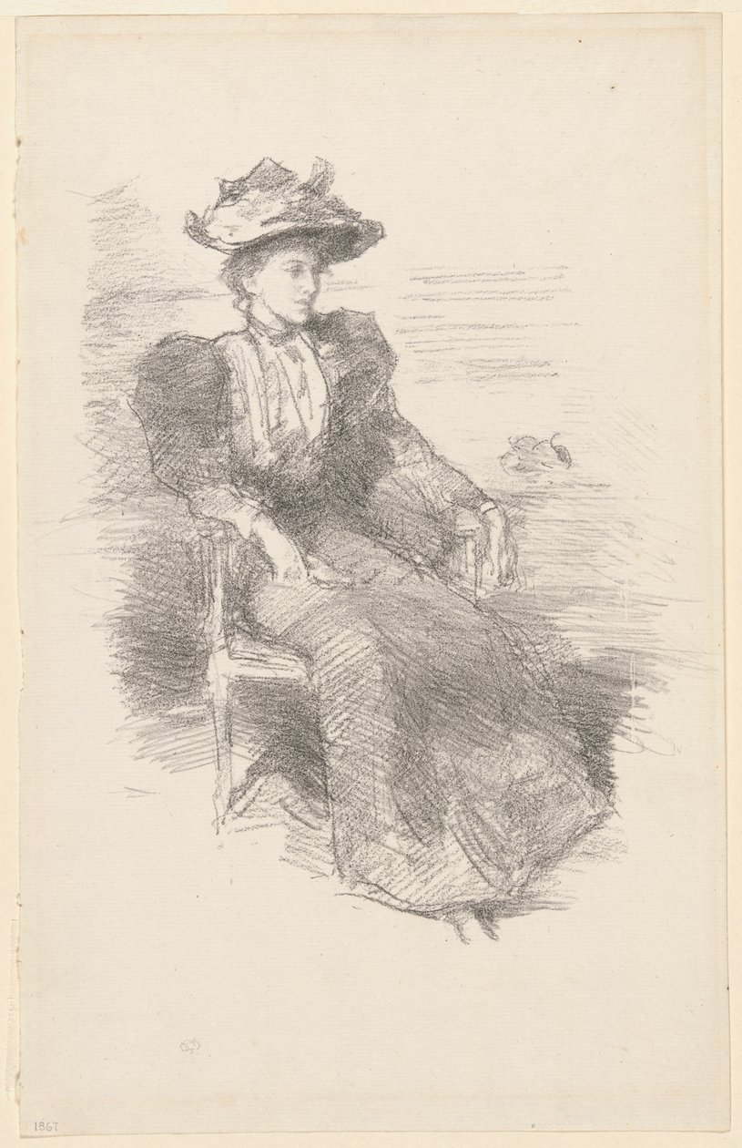 Et portrett: Mildred Howells av James Abbott McNeill Whistler