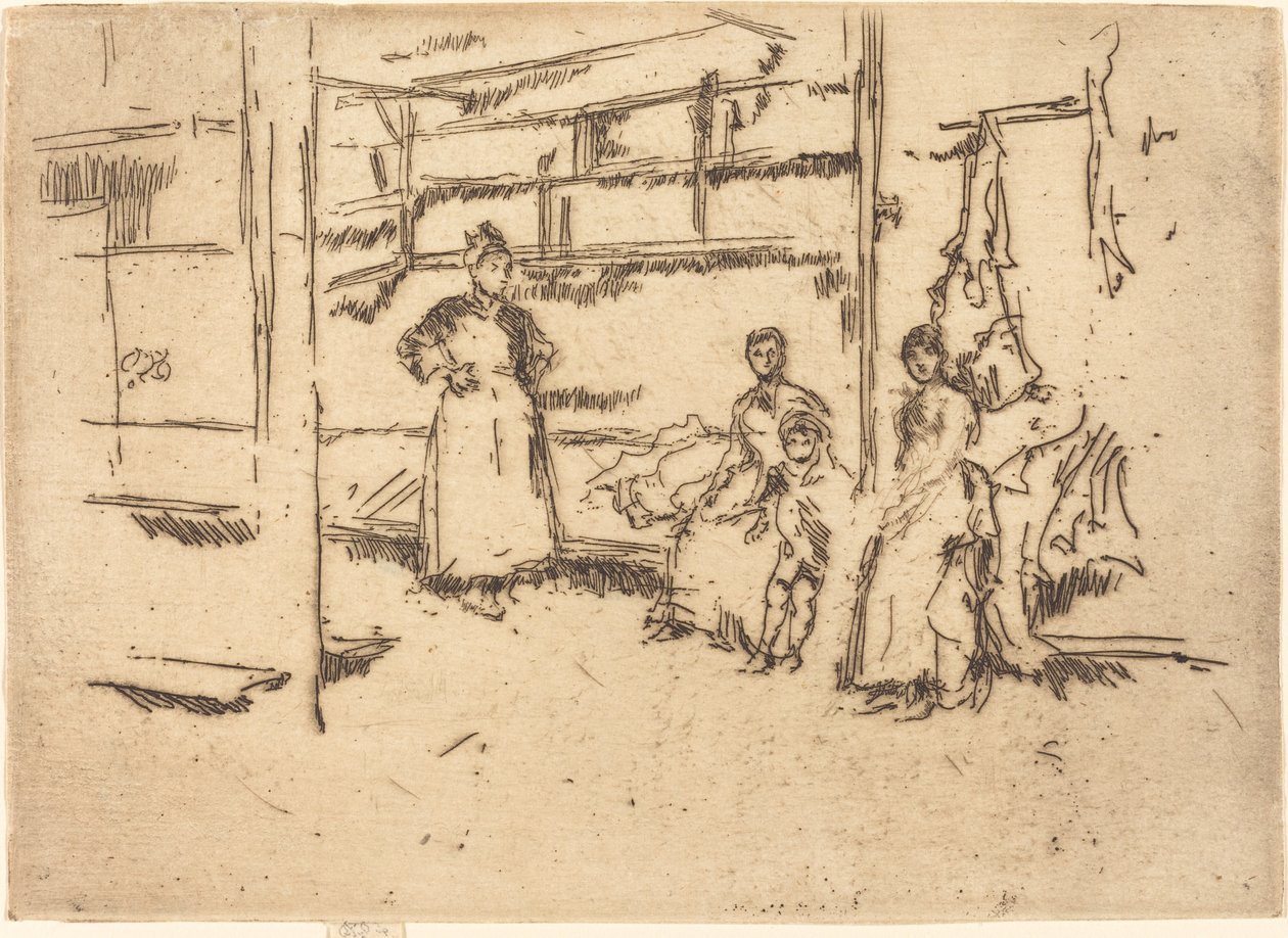 Etter salget, Hounsditch av James Abbott McNeill Whistler
