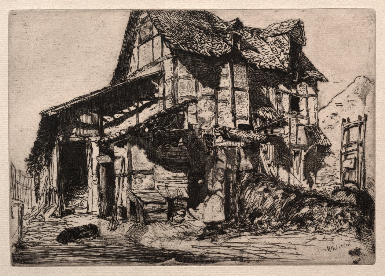 En utrygg leiegård av James Abbott McNeill Whistler