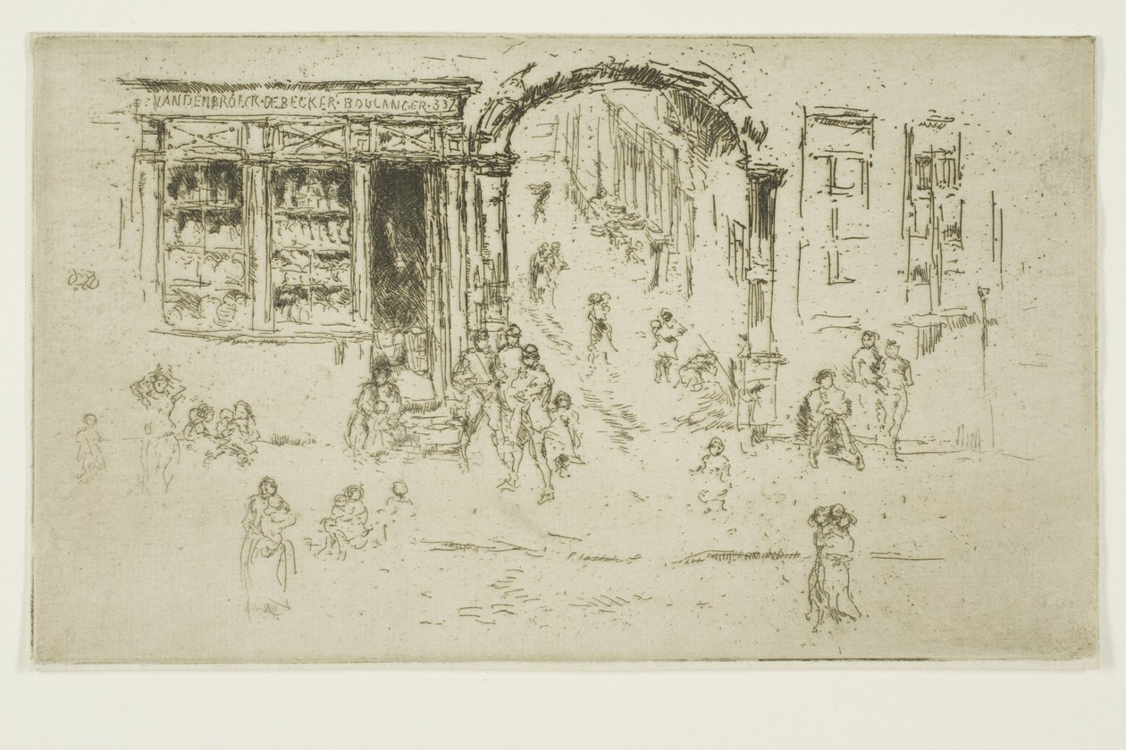 Archway, Brussel av James Abbott McNeill Whistler