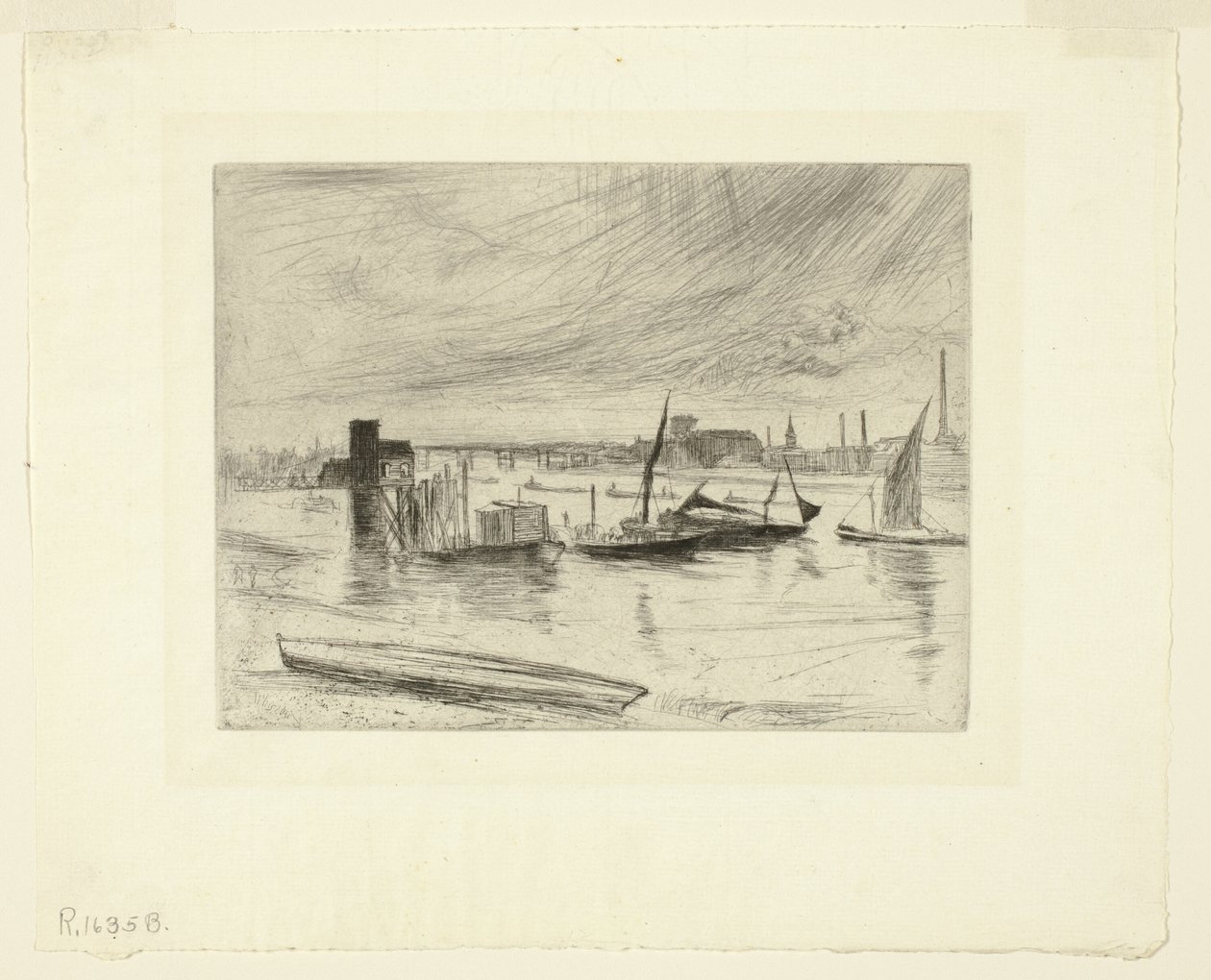 Battersea Dawn (Cadogan Pier) av James Abbott McNeill Whistler