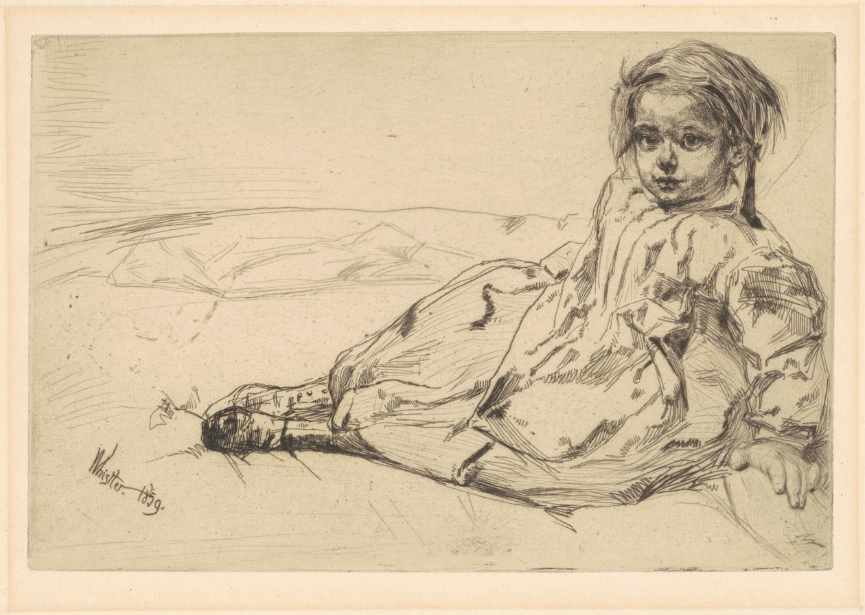 Bibi Valentin av James Abbott McNeill Whistler
