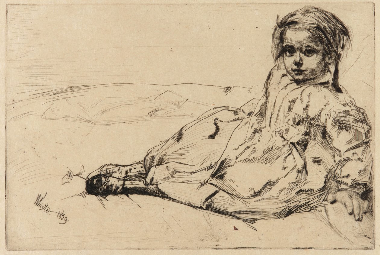 Bibi Valentin av James Abbott McNeill Whistler