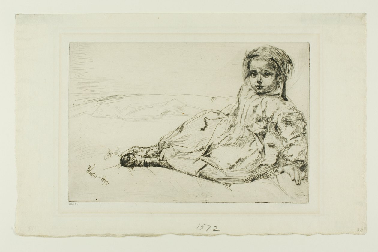 Bibi Valentin av James Abbott McNeill Whistler