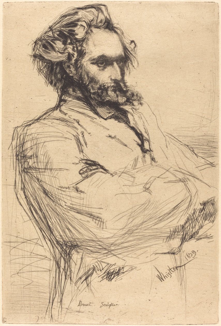 C.L. Drouet, billedhugger av James Abbott McNeill Whistler