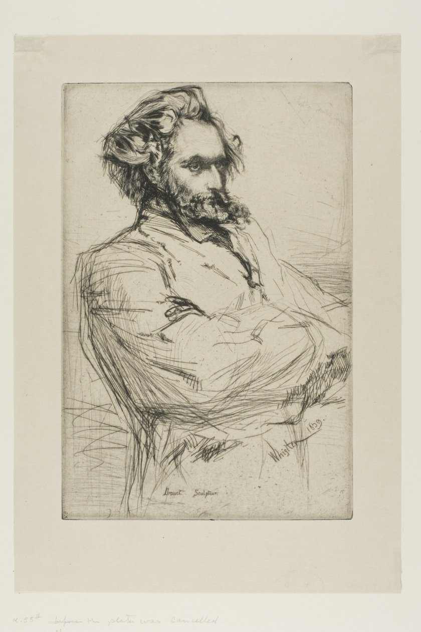 C.L. Drouet, billedhugger av James Abbott McNeill Whistler