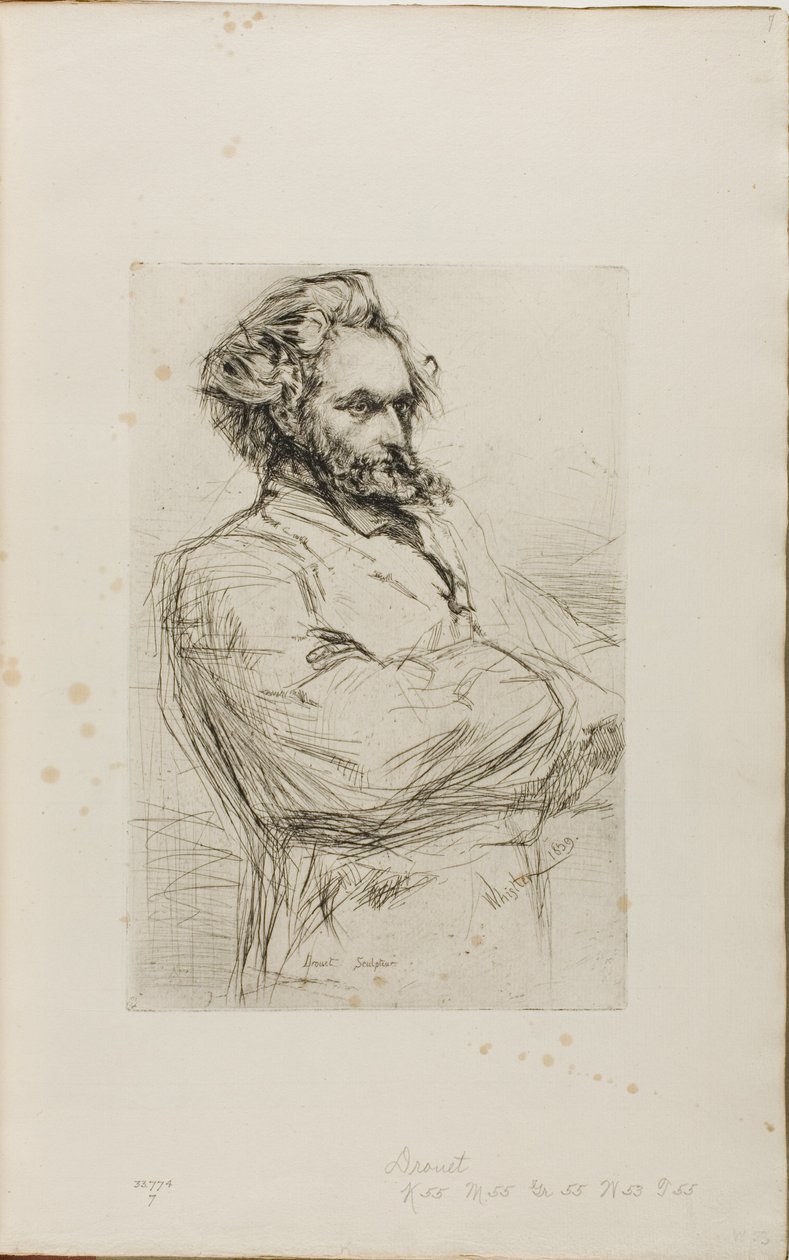C.L. Drouet, billedhugger av James Abbott McNeill Whistler