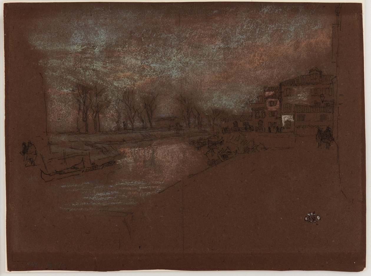 Campo Sta. Marta — Vinterkveld av James Abbott McNeill Whistler
