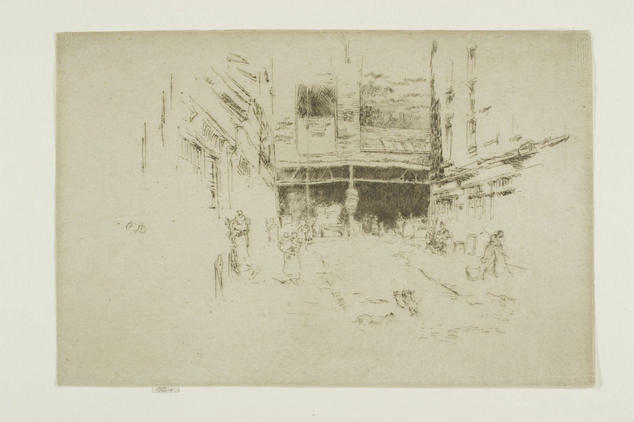 Klær-utveksling, Houndsditch, nr. 1 av James Abbott McNeill Whistler