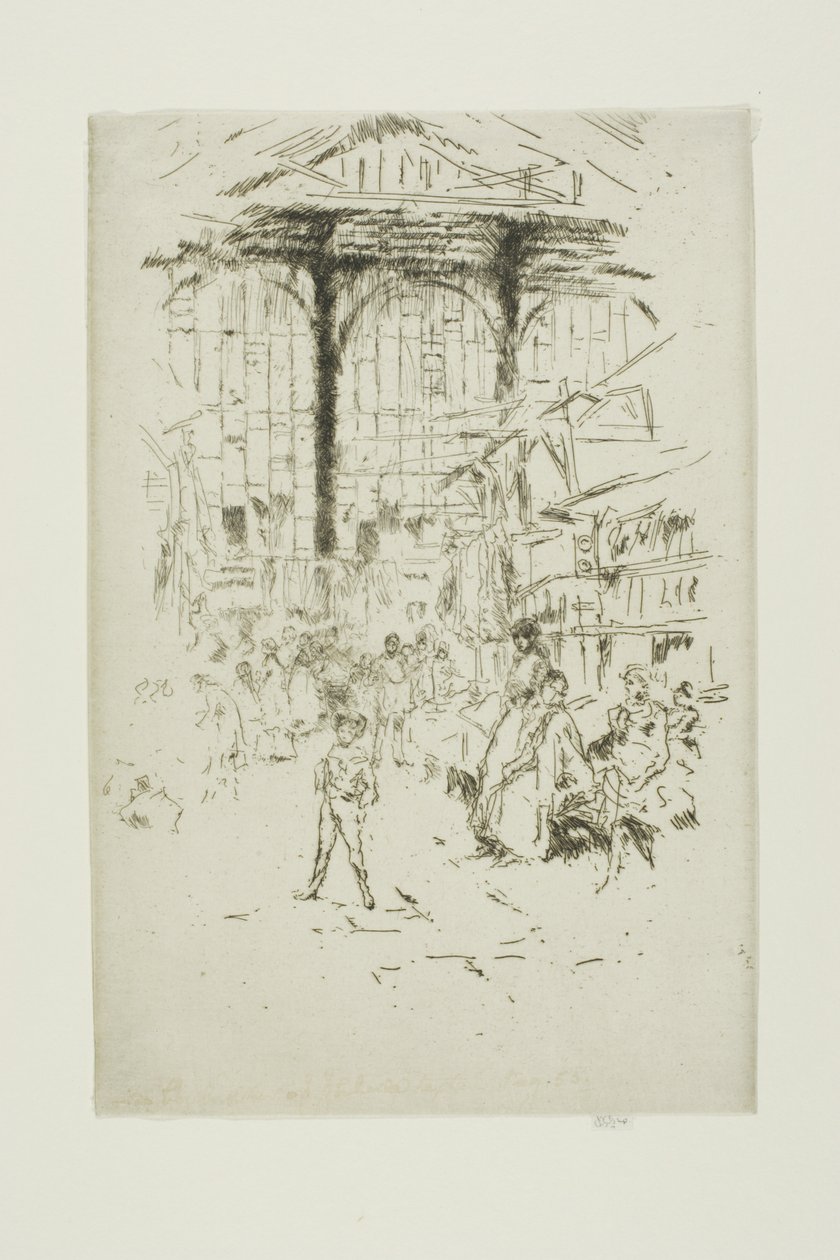 Klær-utveksling, Houndsditch, nr. 2 av James Abbott McNeill Whistler